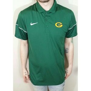 Nike Greenbay Packers athletic polo style shirt